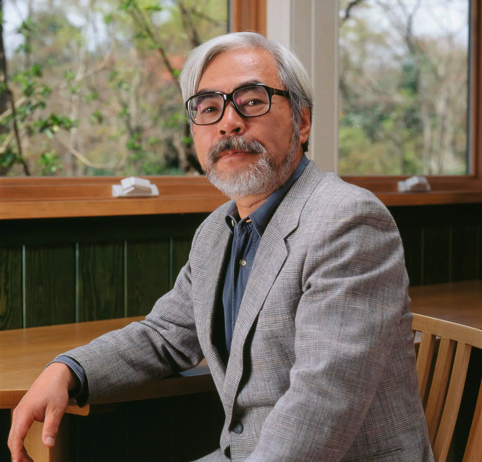 Portrait of Miyazaki Hayao, 2008.